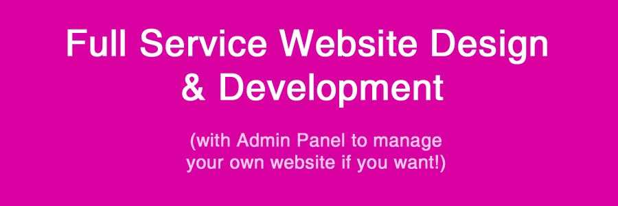 Full Service Website Design & Development